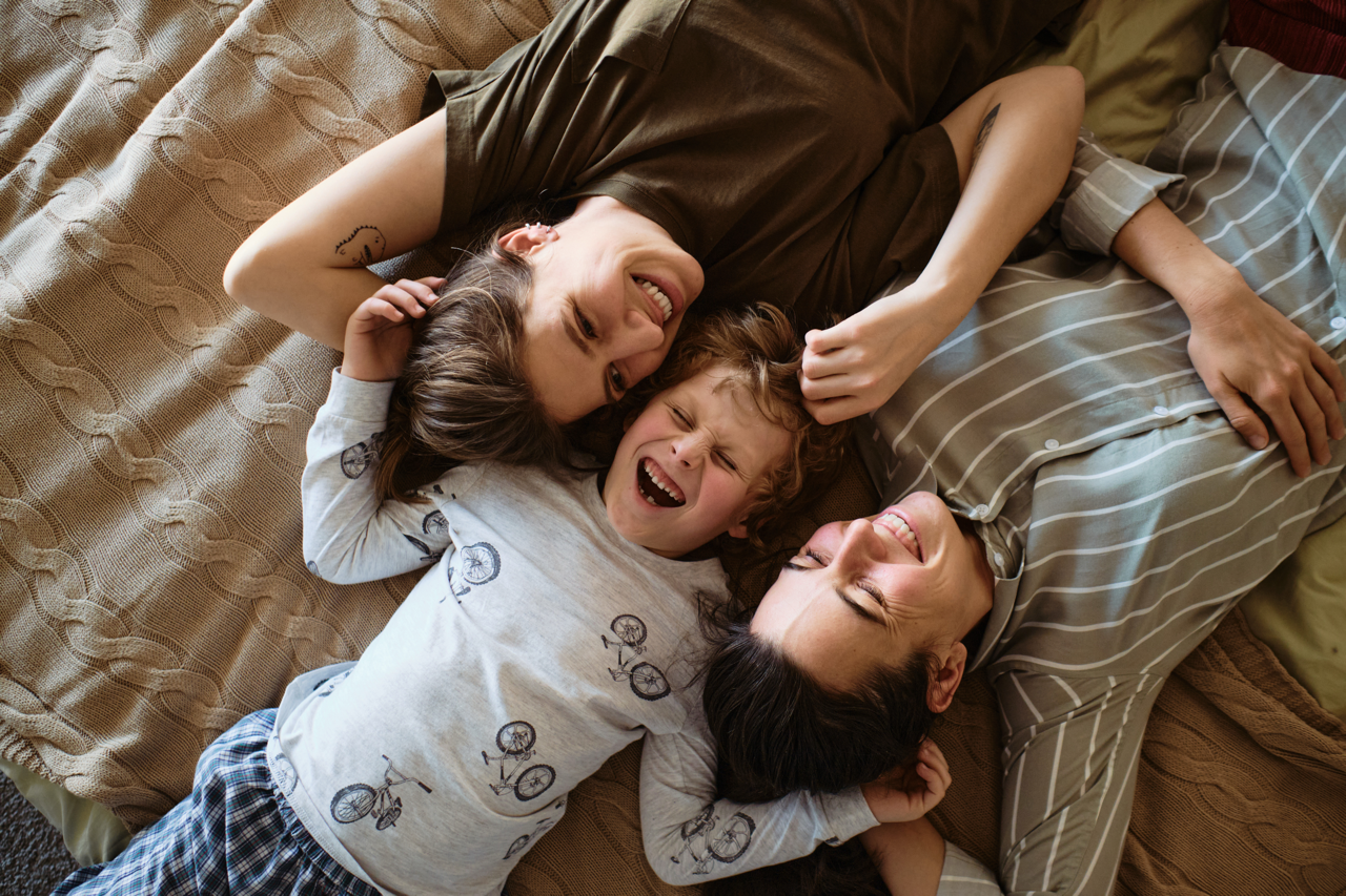 Family at home during a Texas high-asset property division matter